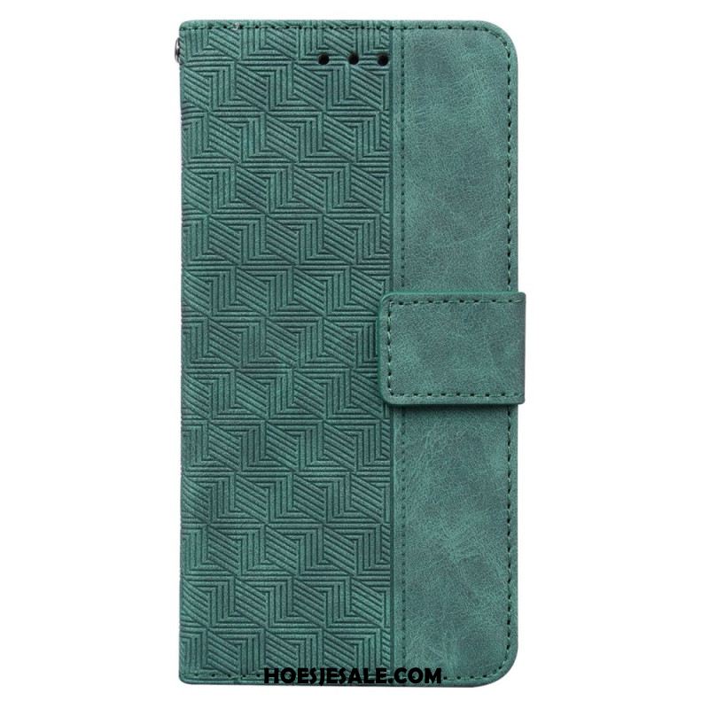 Folio-hoesje Xiaomi 15 Telefoonhoesje Geweven Design