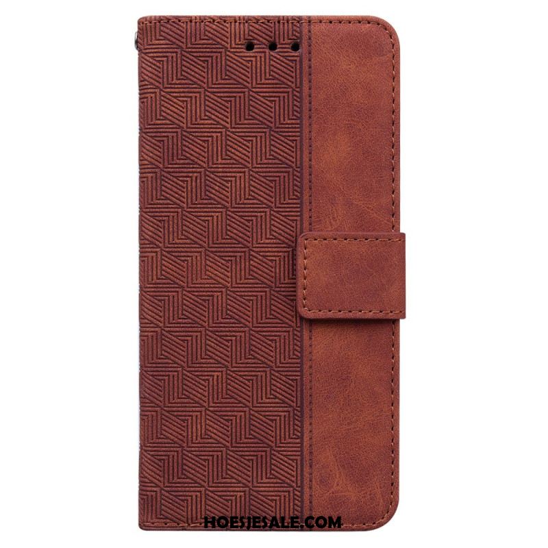 Folio-hoesje Xiaomi 15 Telefoonhoesje Geweven Design