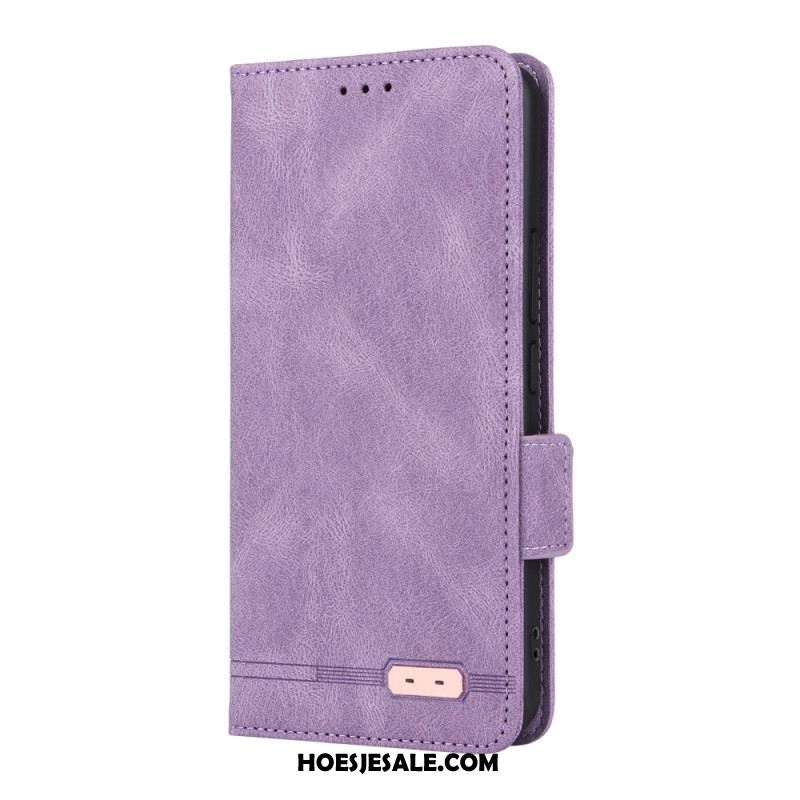 Folio-hoesje Xiaomi 15 Telefoonhoesje Portemonnee Met Metallic Decoratie