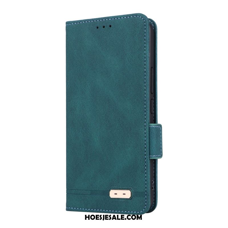 Folio-hoesje Xiaomi 15 Telefoonhoesje Portemonnee Met Metallic Decoratie