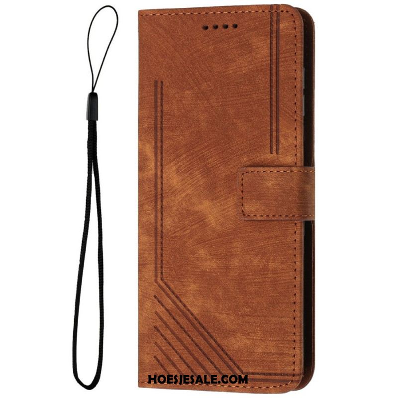 Folio-hoesje Xiaomi 15 Ultra Lijnenontwerp