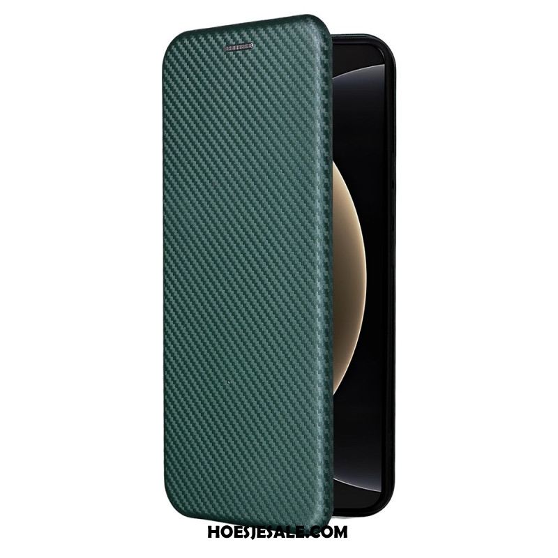 Folio-hoesje Xiaomi 15 Ultra Telefoonhoesje Geborsteld Koolstofvezel