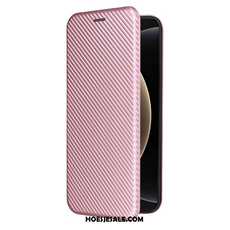 Folio-hoesje Xiaomi 15 Ultra Telefoonhoesje Geborsteld Koolstofvezel