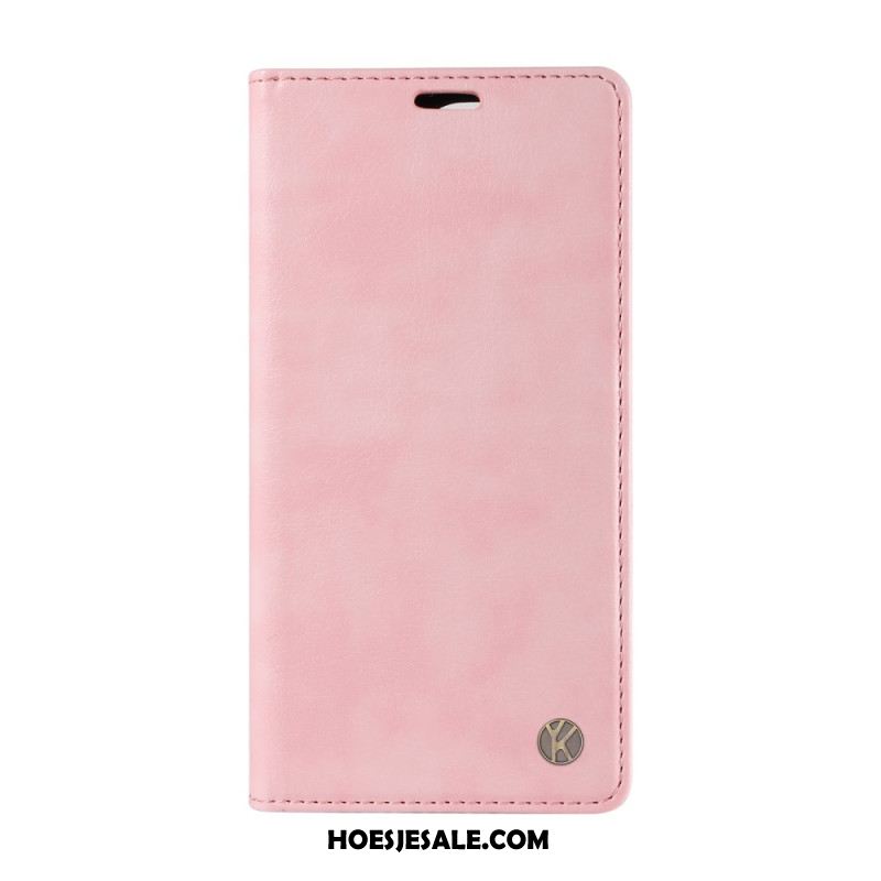 Folio-hoesje Xiaomi 15 Ultra Yikatu Lychee Imitatieleer Leer