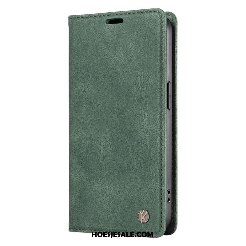 Folio-hoesje Xiaomi 15 Yikatu Suède-effect