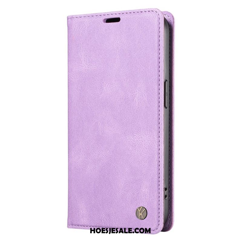 Folio-hoesje Xiaomi 15 Yikatu Suède-effect