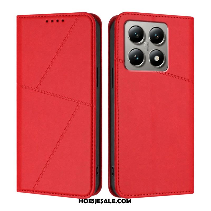 Folio-hoesje Xiaomi 15t Lijnen Bescherming Hoesje