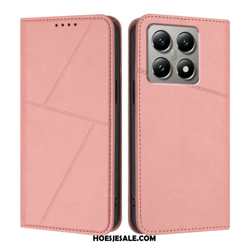 Folio-hoesje Xiaomi 15t Lijnen Bescherming Hoesje