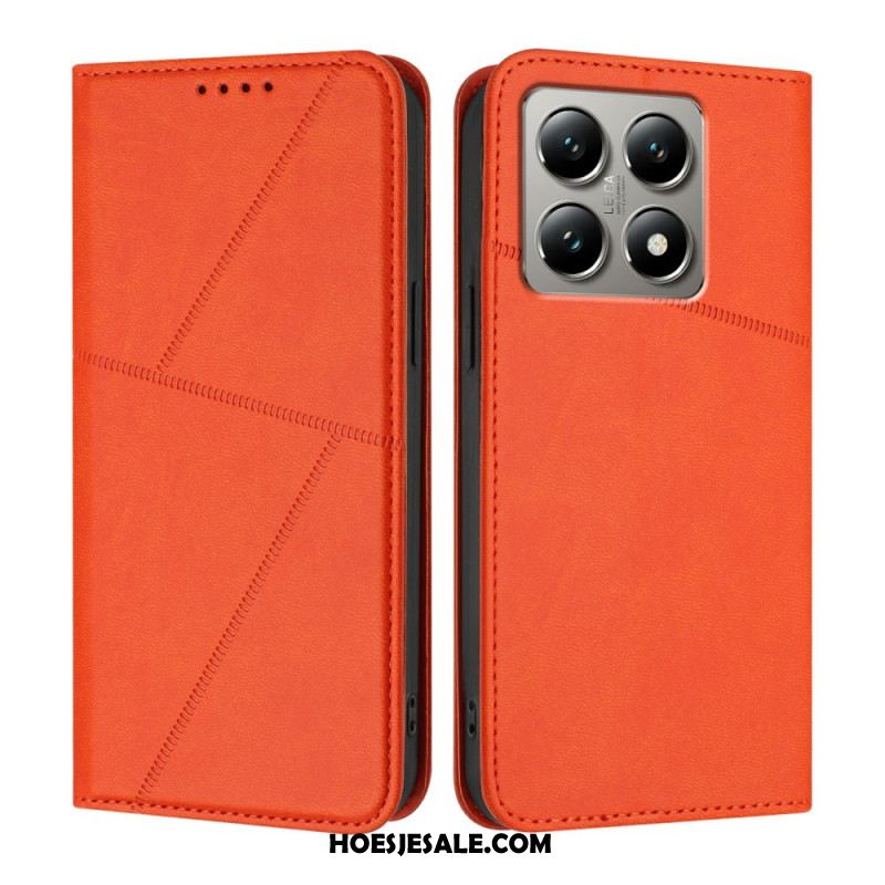 Folio-hoesje Xiaomi 15t Lijnen Bescherming Hoesje