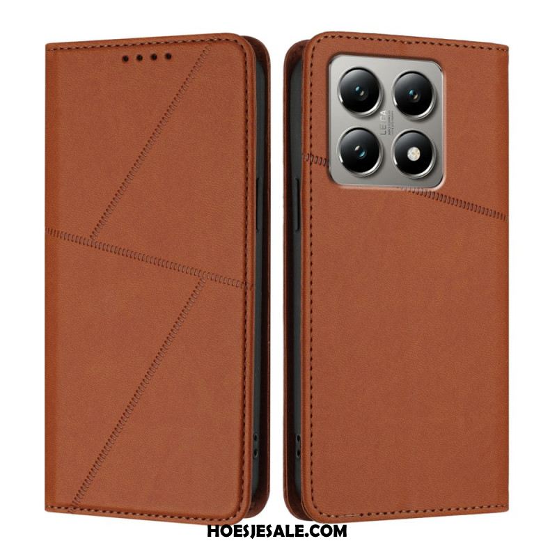 Folio-hoesje Xiaomi 15t Lijnen Bescherming Hoesje