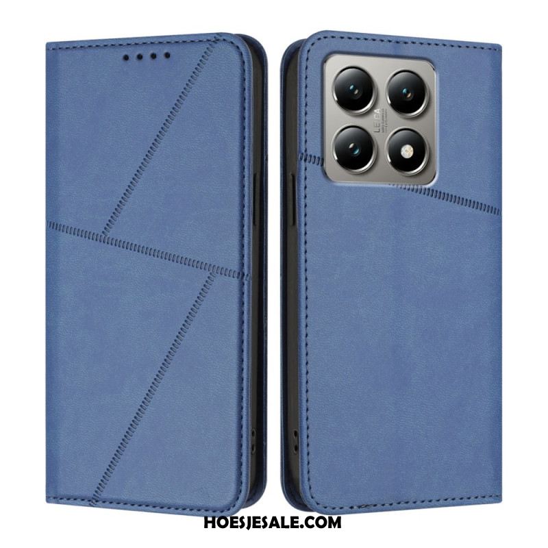 Folio-hoesje Xiaomi 15t Lijnen Bescherming Hoesje