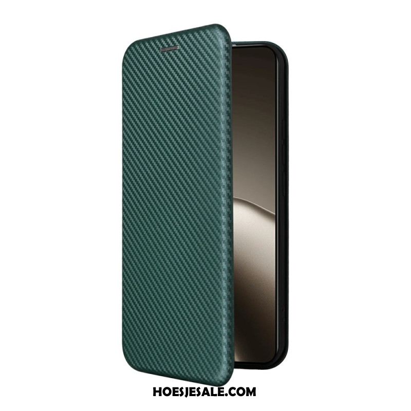 Folio-hoesje Xiaomi 15t Pro Telefoonhoesje Koolstofvezel