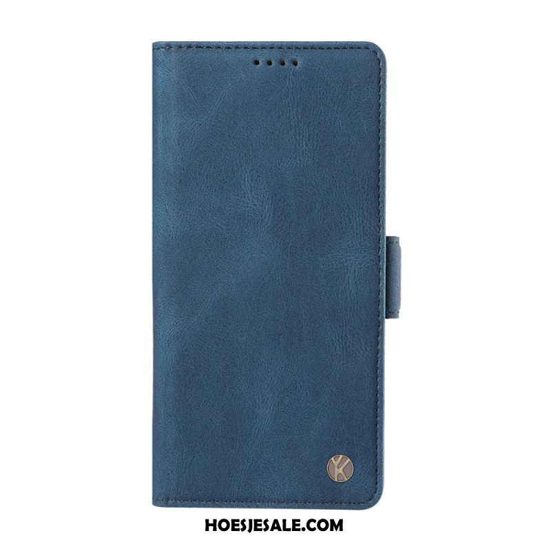 Folio-hoesje Xiaomi 15t Pro Telefoonhoesje Yikatu Lederlook