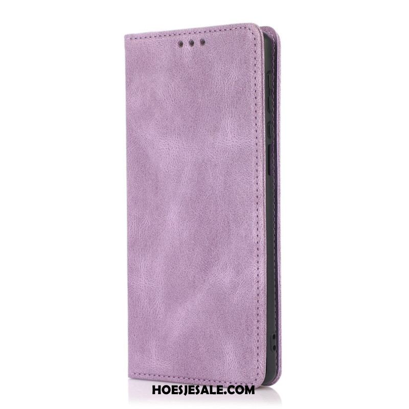 Folio-hoesje Xiaomi 15t Suède-effect Bescherming Hoesje