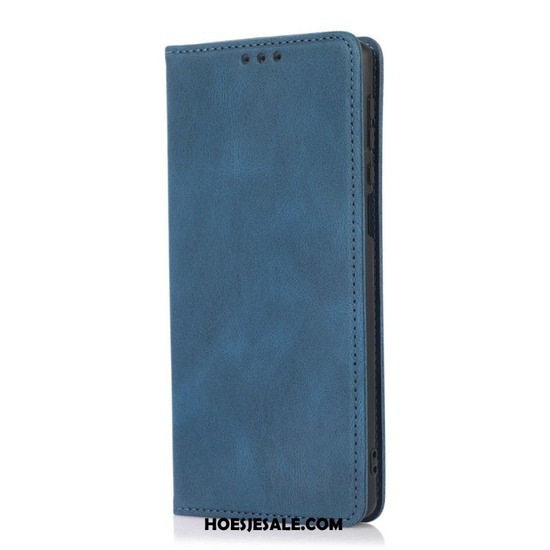 Folio-hoesje Xiaomi 15t Suède-effect Bescherming Hoesje