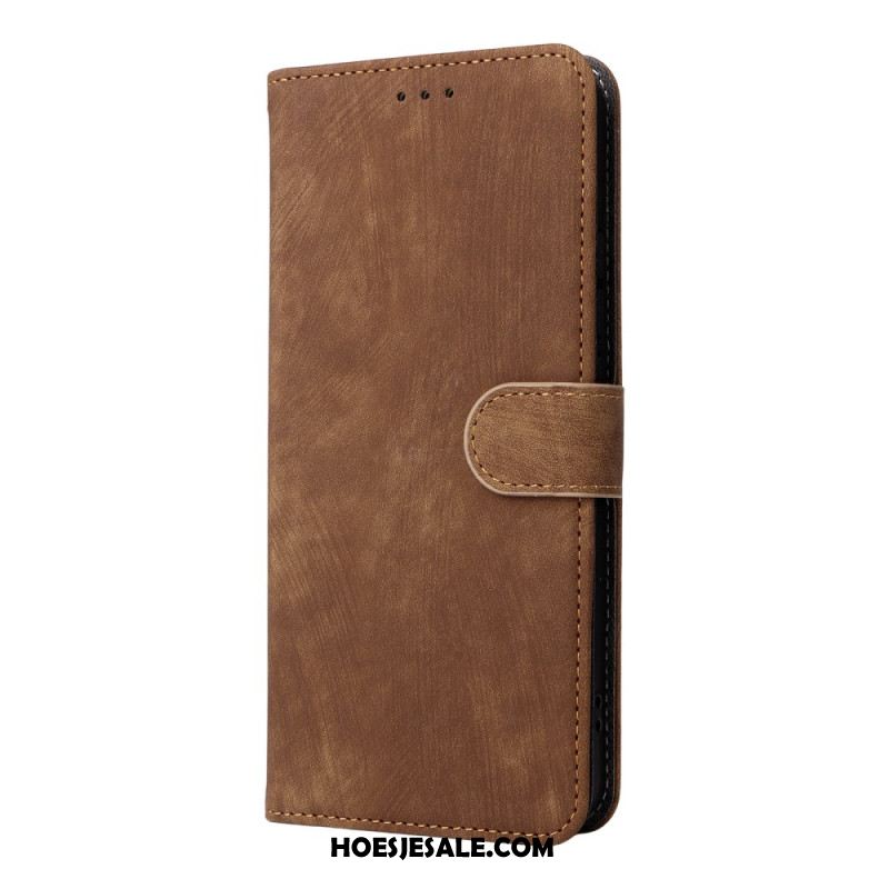 Folio-hoesje Xiaomi 15t Telefoonhoesje Suède-effect Met Rfid-bescherming