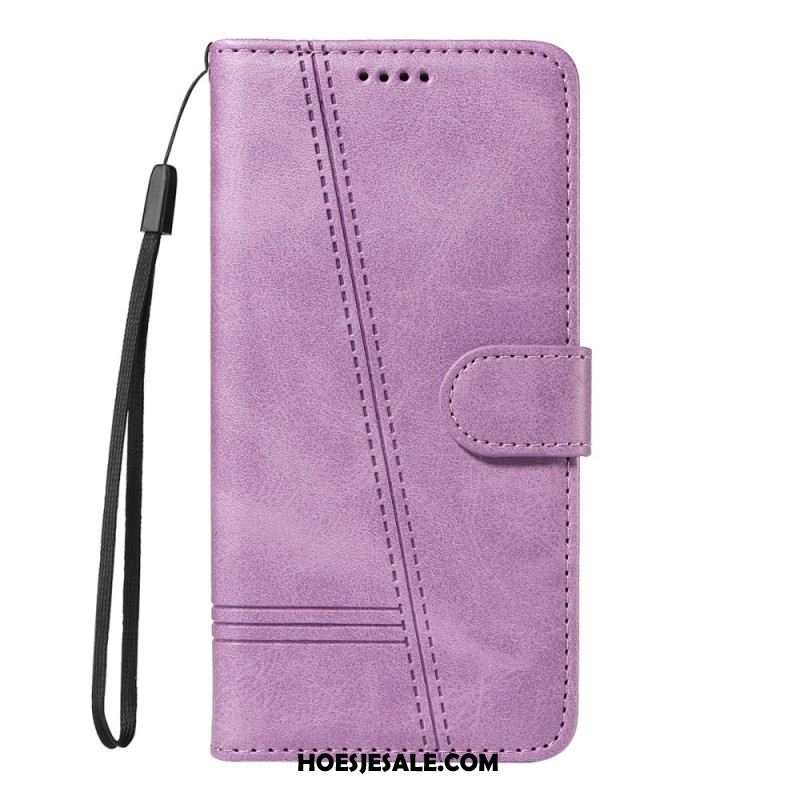 Folio-hoesje Xiaomi 15t Telefoonhoesje T-lijnen