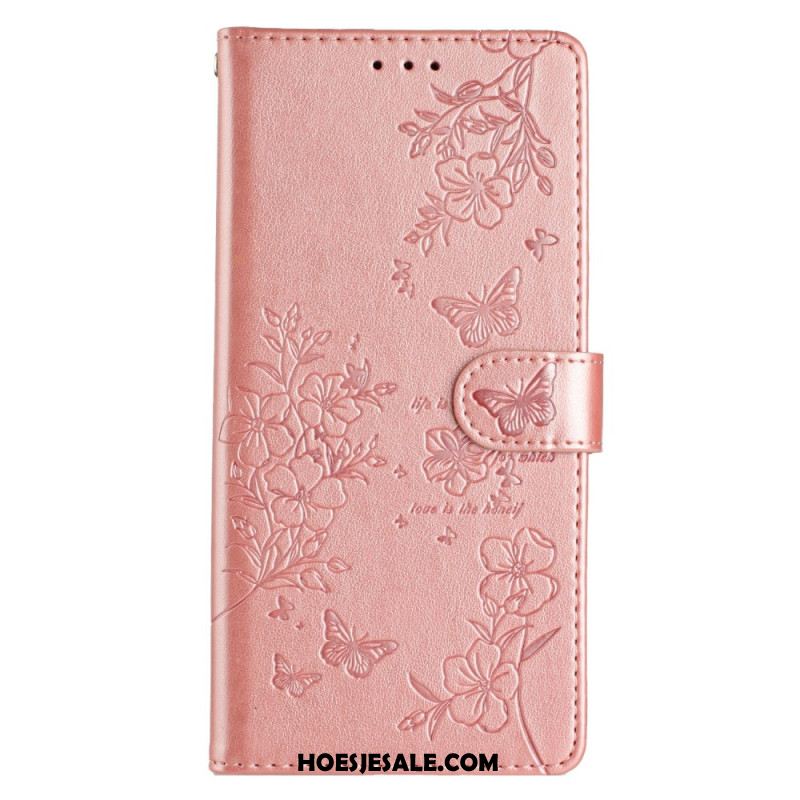 Folio-hoesje Xiaomi 17 Bloemenprint