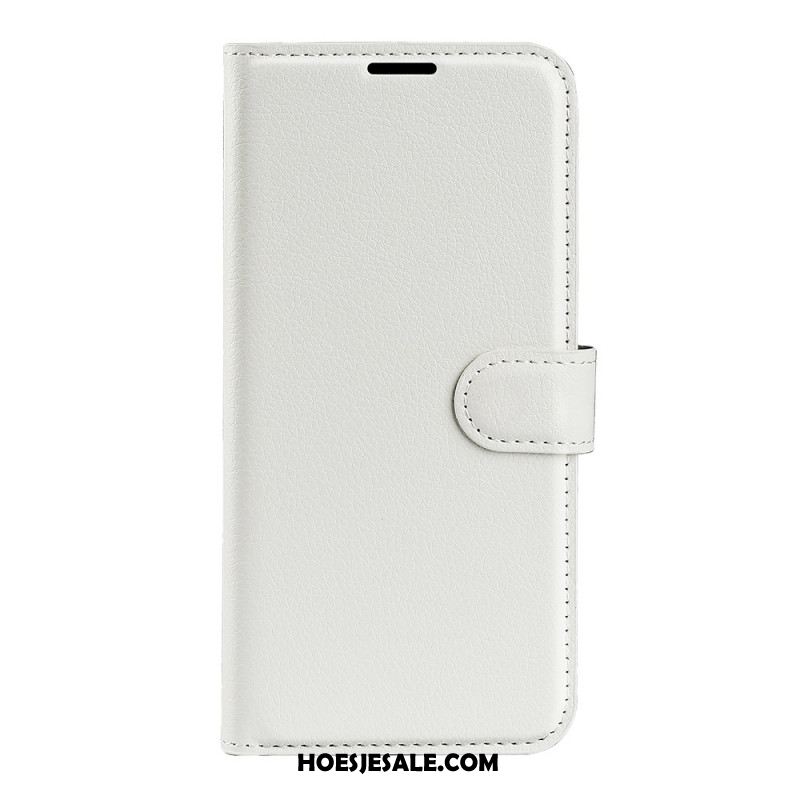 Folio-hoesje Xiaomi 17 Klassiek Lychee Kunstleer