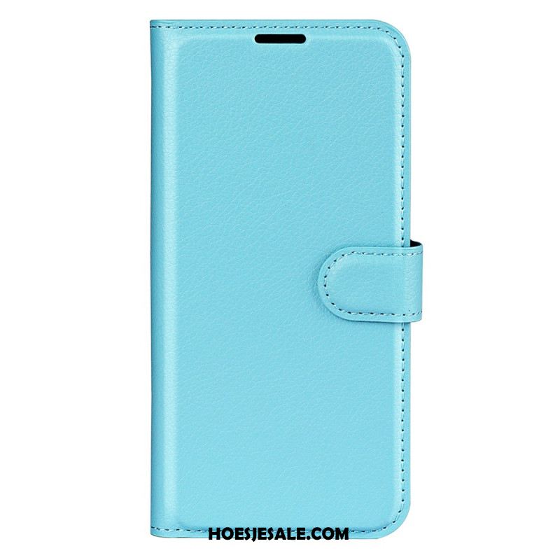 Folio-hoesje Xiaomi 17 Klassiek Lychee Kunstleer