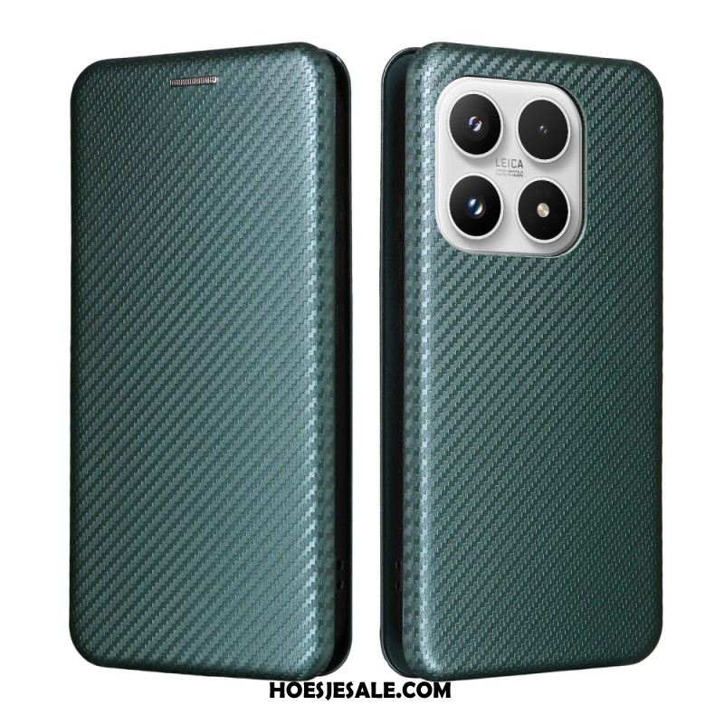 Folio-hoesje Xiaomi 17 Koolstofvezelstructuur