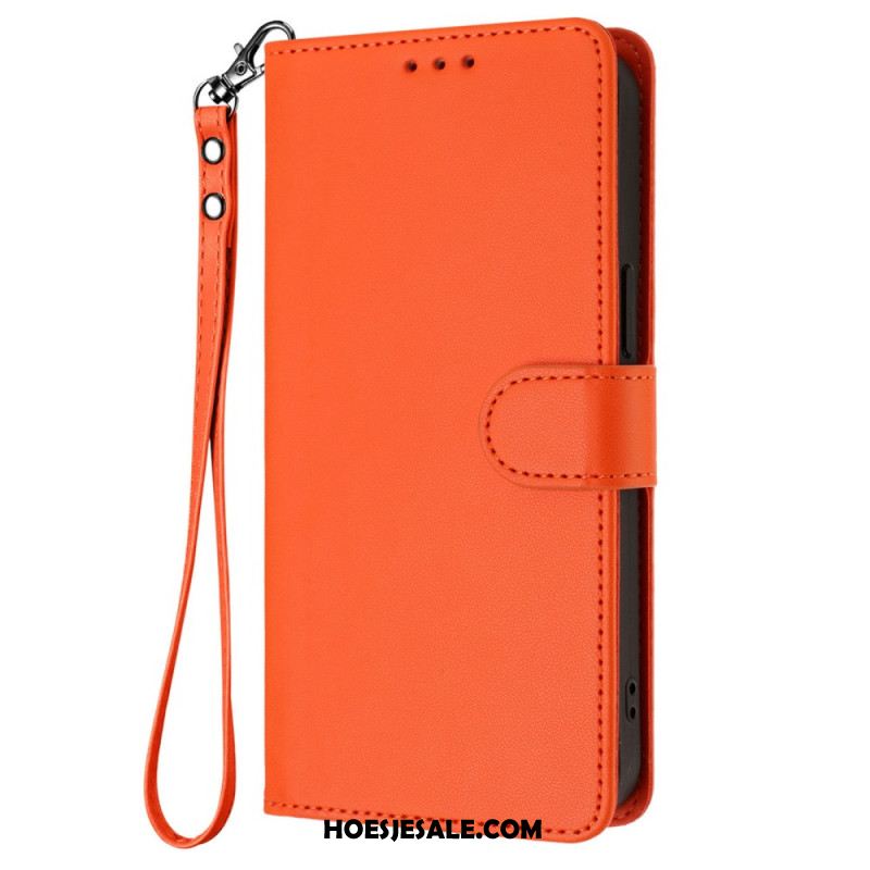Folio-hoesje Xiaomi 17 Pro Max Telefoonhoesje Effen Lederlook