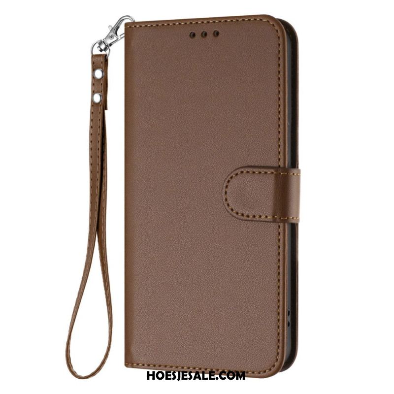 Folio-hoesje Xiaomi 17 Pro Max Telefoonhoesje Effen Lederlook