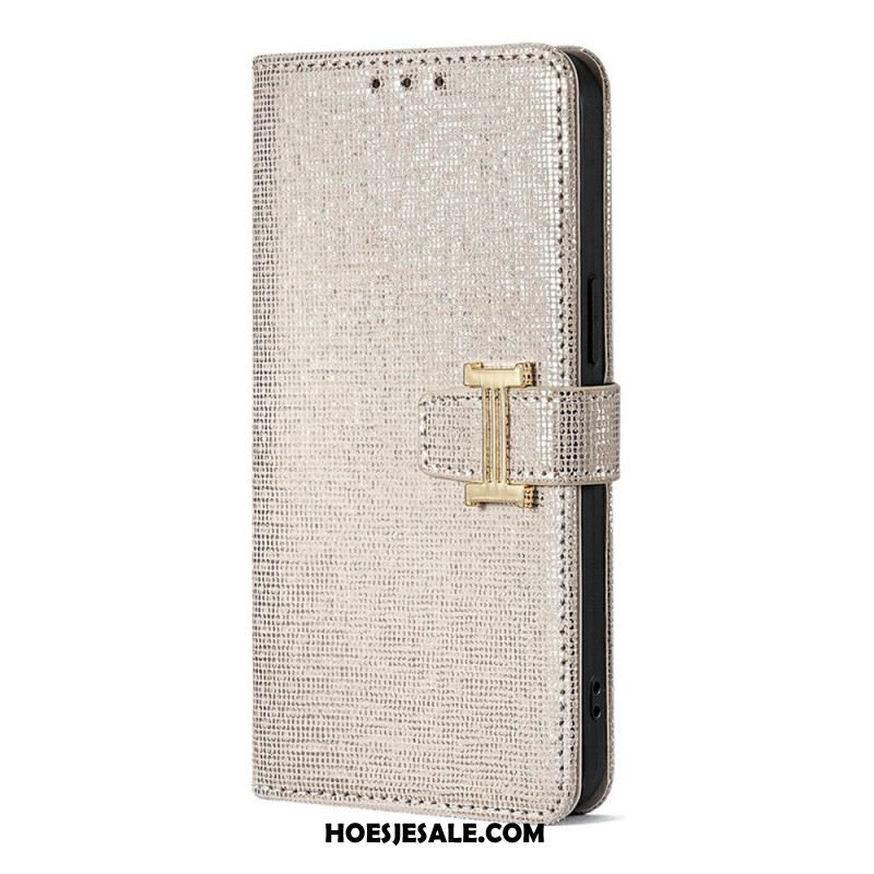 Folio-hoesje Xiaomi 17 Pro Max Telefoonhoesje Metalen Gesp