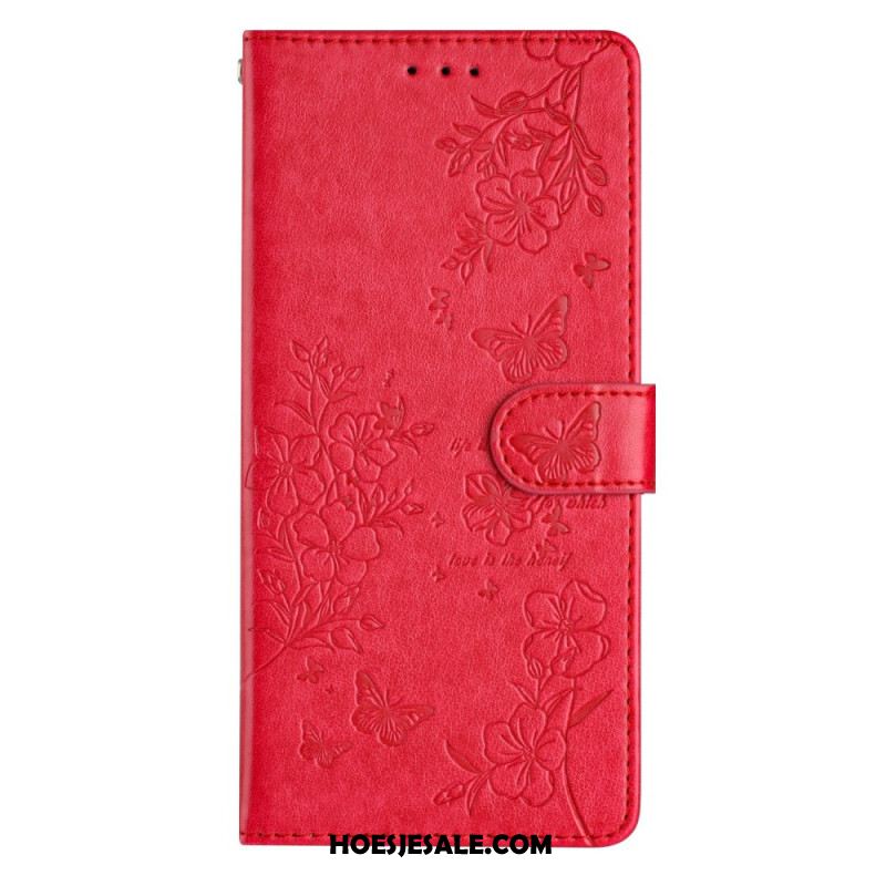 Folio-hoesje Xiaomi 17 Pro Telefoonhoesje Bloemenprint