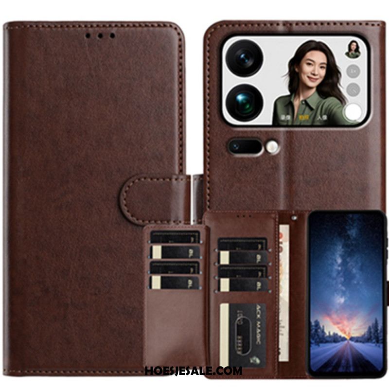 Folio-hoesje Xiaomi 17 Pro Telefoonhoesje Portemonnee Met 8 Kaartsleuven