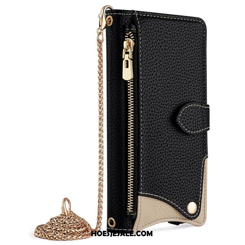 Folio-hoesje Xiaomi 17 Pro Telefoonhoesje Portemonnee Met Ketting