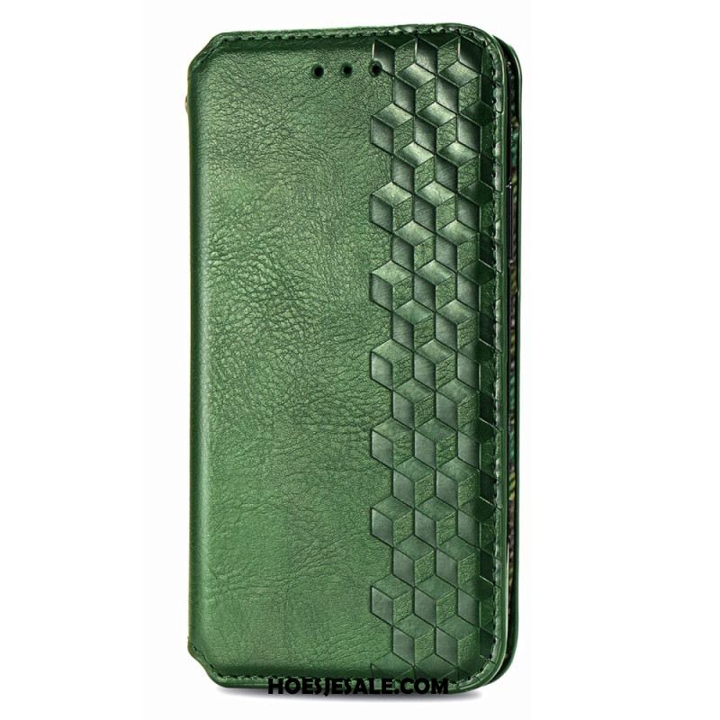 Folio-hoesje Xiaomi 17 Pro Telefoonhoesje Vintage Diamantpatroon