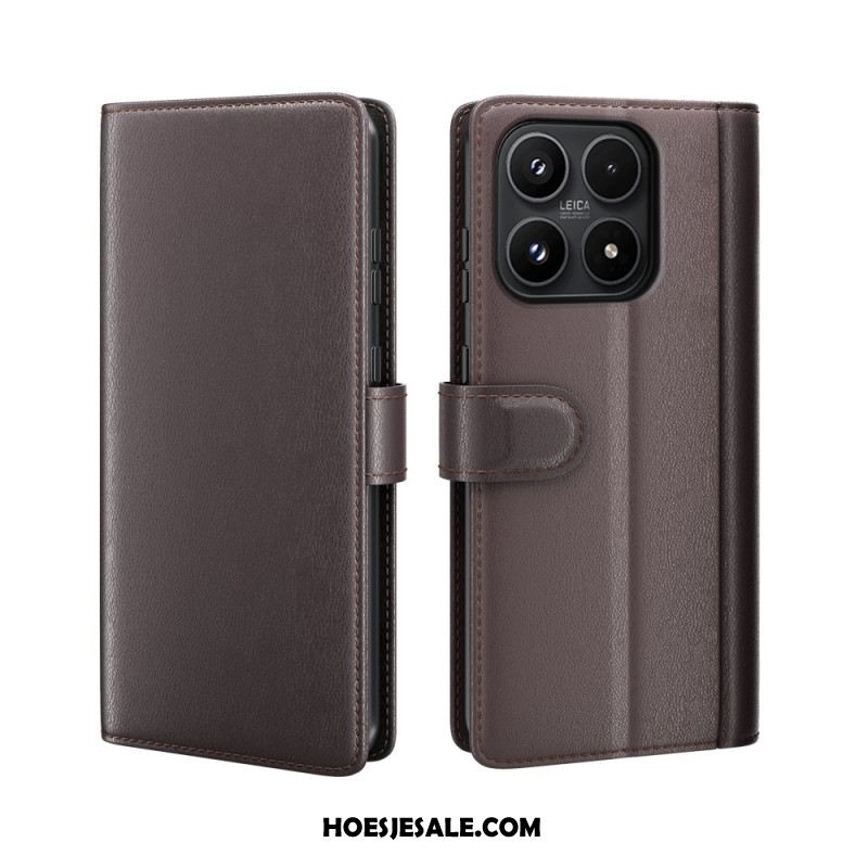 Folio-hoesje Xiaomi 17 Telefoonhoesje Echt Leer