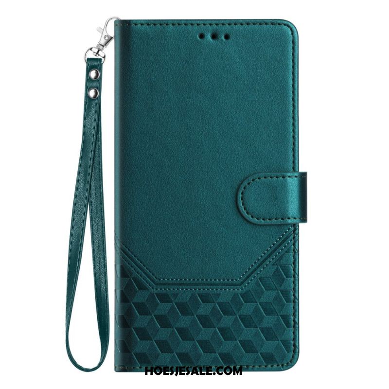 Folio-hoesje Xiaomi 17 Telefoonhoesje Honingraatpatroon