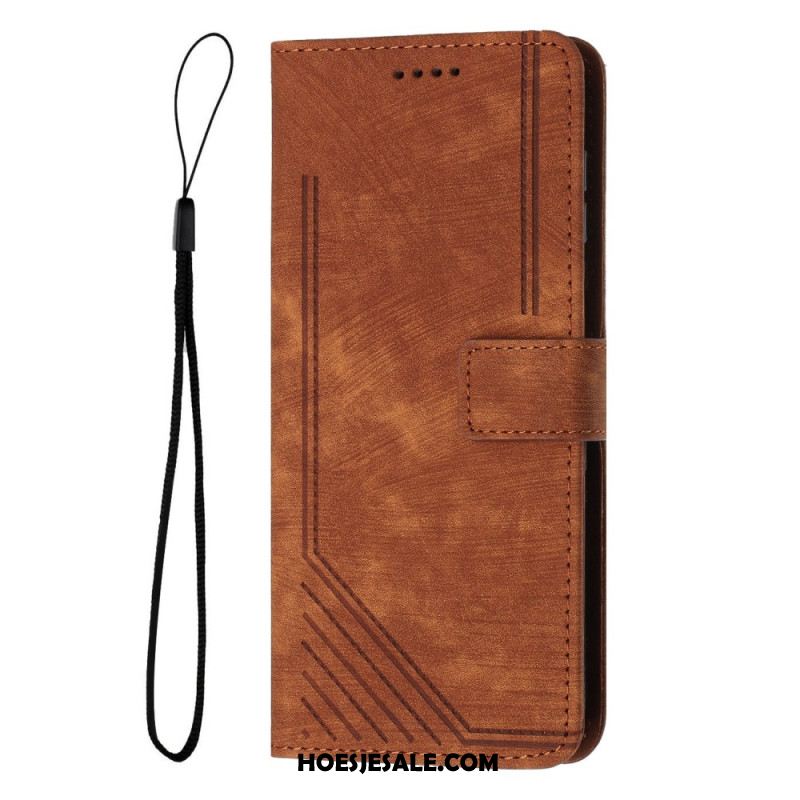 Folio-hoesje Xiaomi 17 Telefoonhoesje Retro Design