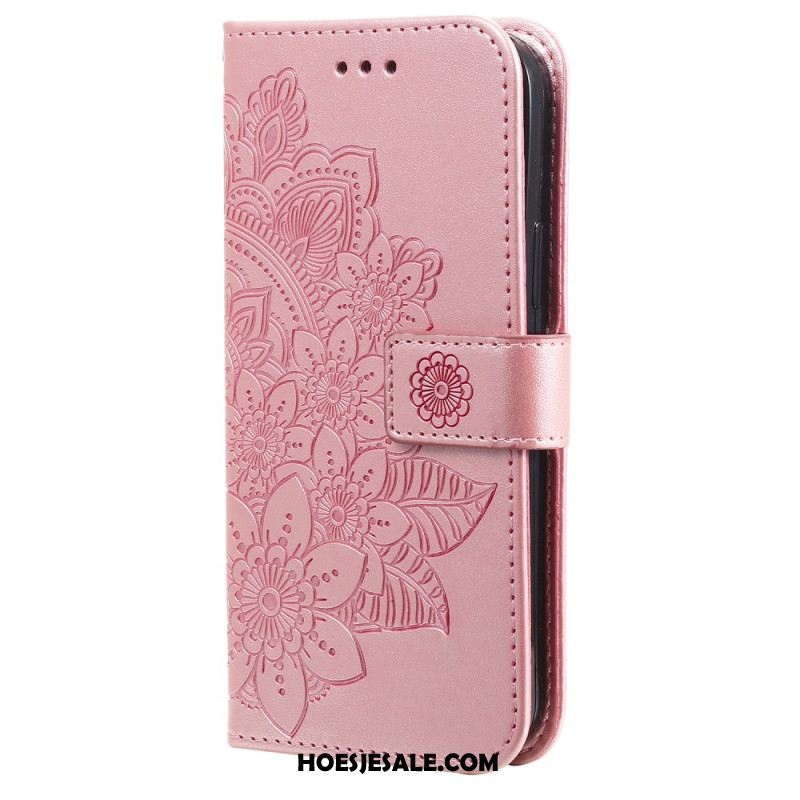 Folio-hoesje Xiaomi Redmi Note 13 5g Bloemenprint Met Riempje