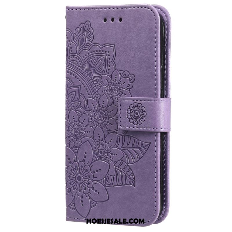 Folio-hoesje Xiaomi Redmi Note 13 5g Bloemenprint Met Riempje