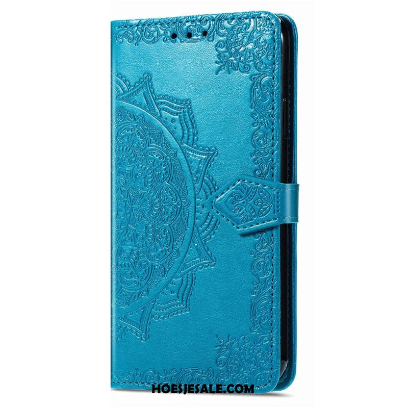 Folio-hoesje Xiaomi Redmi Note 13 5g Telefoonhoesje Barok Mandala Met Riempje