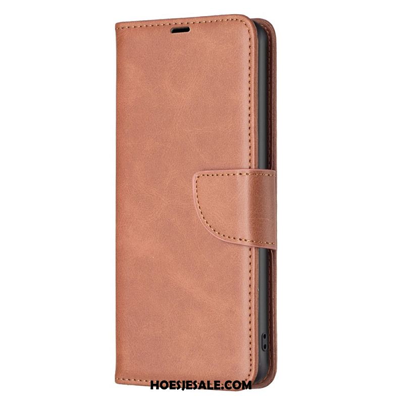 Folio-hoesje Xiaomi Redmi Note 13 Pro 4g Telefoonhoesje Ledereffect Met Riem