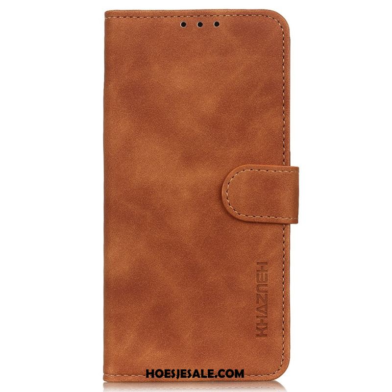 Folio-hoesje Xiaomi Redmi Note 13 Pro 5g Telefoonhoesje Retro Kunstleer Khazneh
