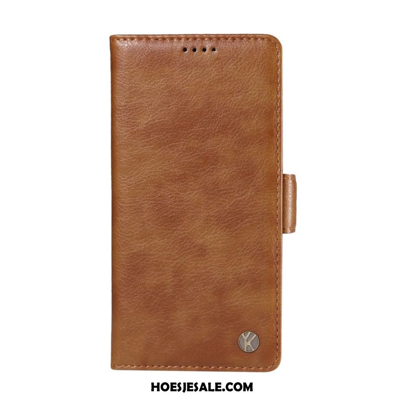 Folio-hoesje Xiaomi Redmi Note 14 4g Lychee Textuur Ykatu