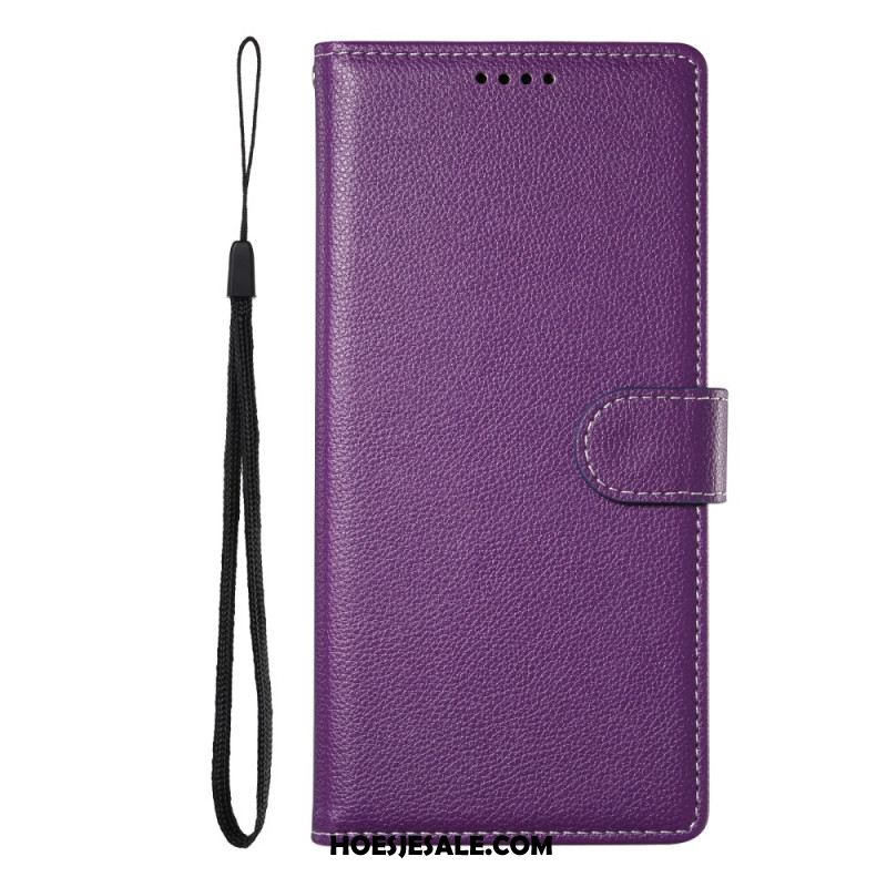 Folio-hoesje Xiaomi Redmi Note 14 4g Telefoonhoesje Klassiek Monochroom