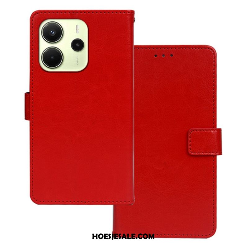 Folio-hoesje Xiaomi Redmi Note 14 4g Telefoonhoesje Kunstleer Idewei