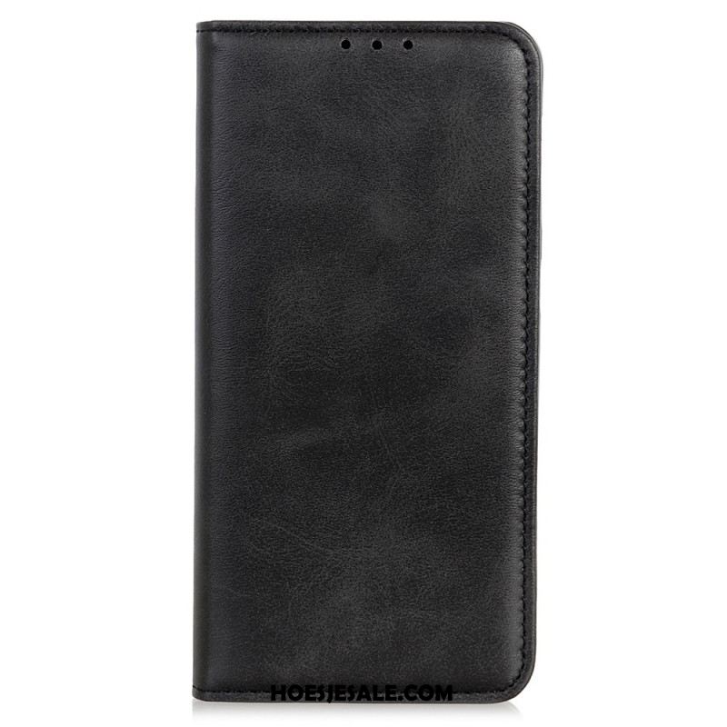 Folio-hoesje Xiaomi Redmi Note 14 4g Telefoonhoesje Leertextuur