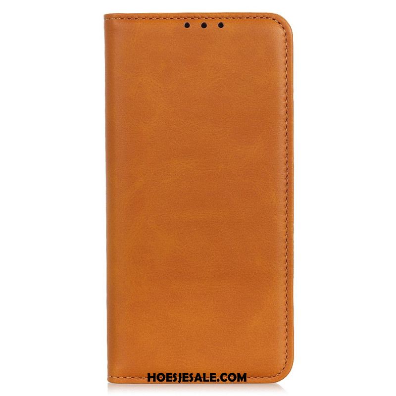 Folio-hoesje Xiaomi Redmi Note 14 4g Telefoonhoesje Leertextuur