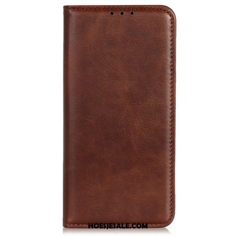 Folio-hoesje Xiaomi Redmi Note 14 4g Telefoonhoesje Leertextuur