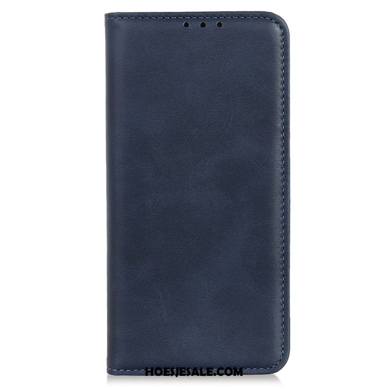 Folio-hoesje Xiaomi Redmi Note 14 4g Telefoonhoesje Leertextuur