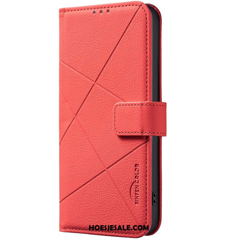 Folio-hoesje Xiaomi Redmi Note 14 5g Binfen Color Lijnen