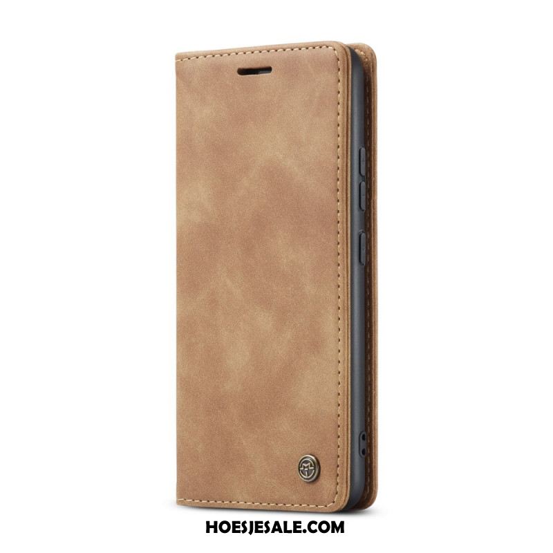 Folio-hoesje Xiaomi Redmi Note 14 5g Caseme Lederlook Bescherming Hoesje