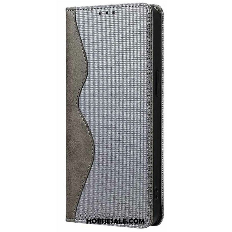 Folio-hoesje Xiaomi Redmi Note 14 5g Golvend Ontwerp Met Rfid-bescherming